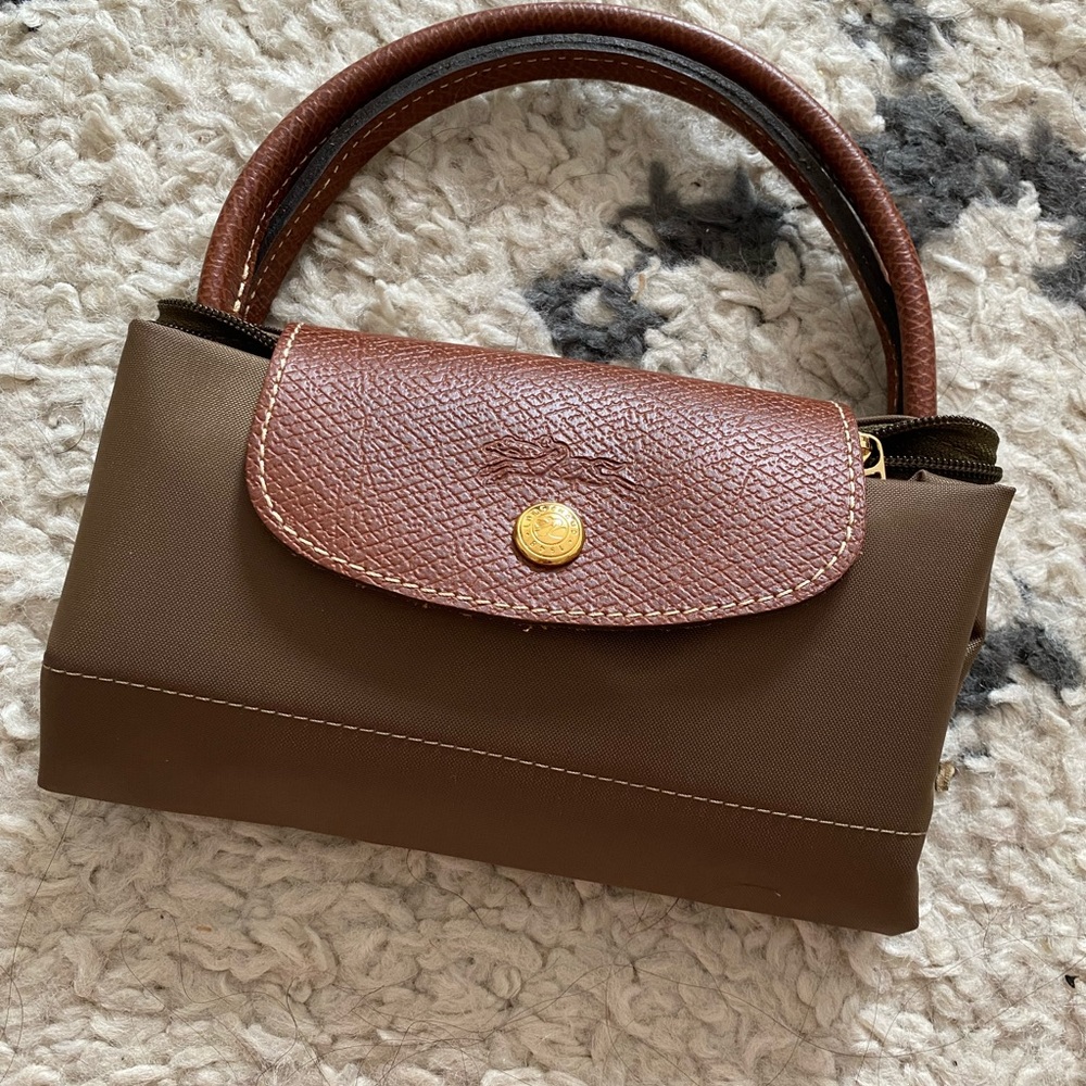 Brand new long champ small tote (green)